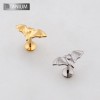 3D FLYING BAT WINGS TOP THREADLESS PUSH IN ASTM F136 IMPLANT GRADE TITANIUM LABRET SET